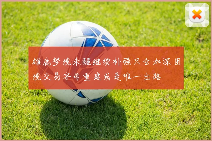雄鹿梦境未醒继续补强只会加深困境交易字母重建或是唯一出路