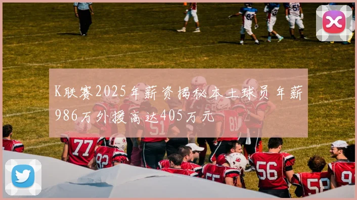 K联赛2025年薪资揭秘本土球员年薪986万外援高达405万元