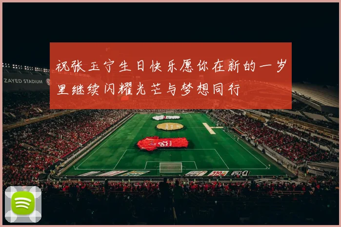 祝张玉宁生日快乐愿你在新的一岁里继续闪耀光芒与梦想同行